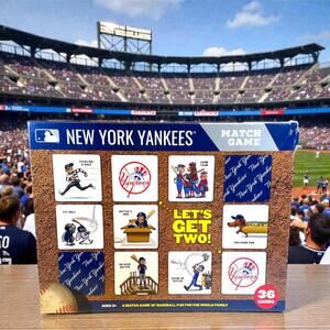 New York Yankees MLB Match Game Memory Card Set – 36 Cards Complete Excellent